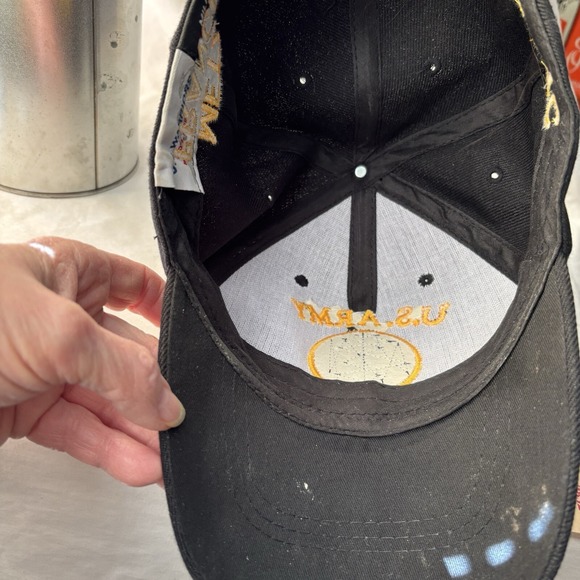 U.S. Army Transportation Embroidered Black Baseball Cap Acrylic adjustable - Picture 6 of 8